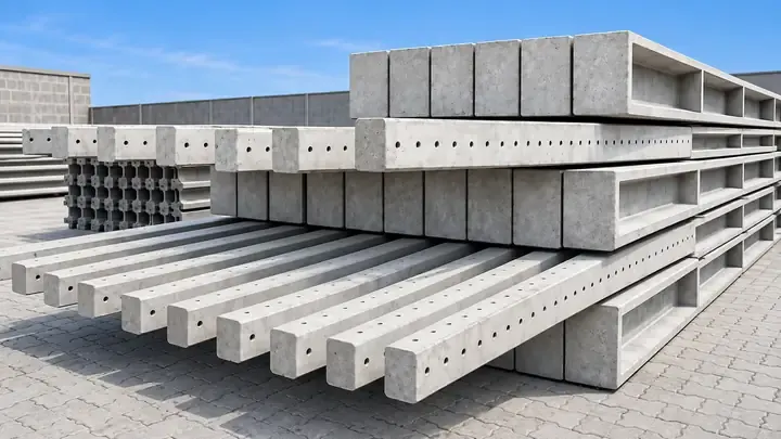 Postes de concreto em Belém